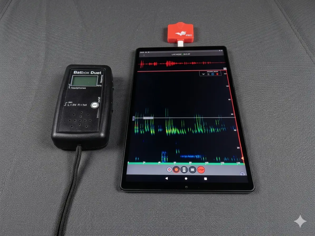 Detector de ultrasonidos para murciélagos