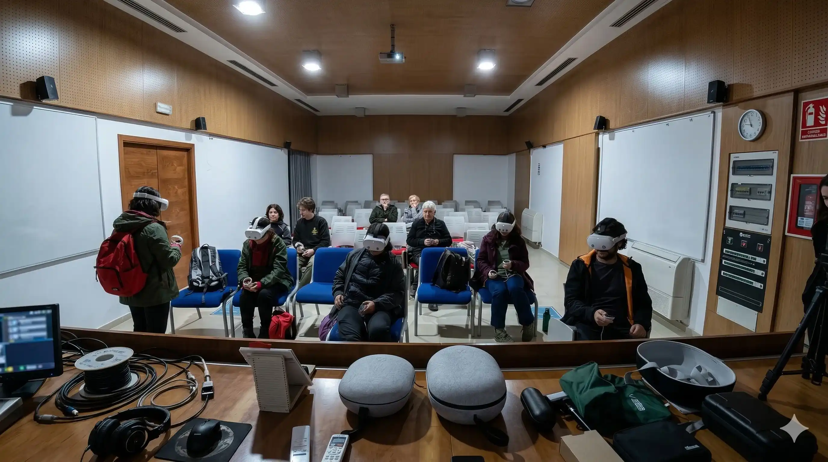 Experiencia VR en entorno natural